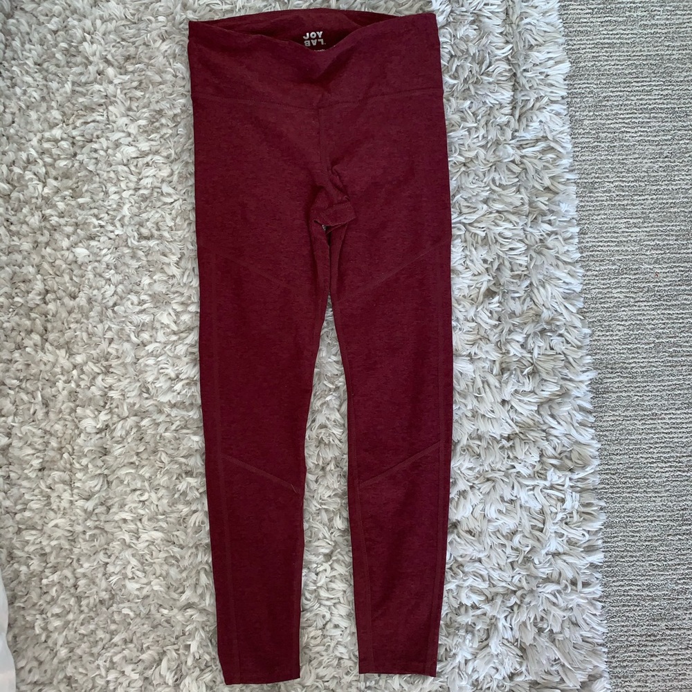 Red Active Leggings